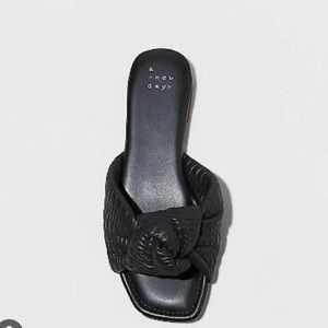 NWT A New Day Ruth Black Women’s Sandals Size 6.5